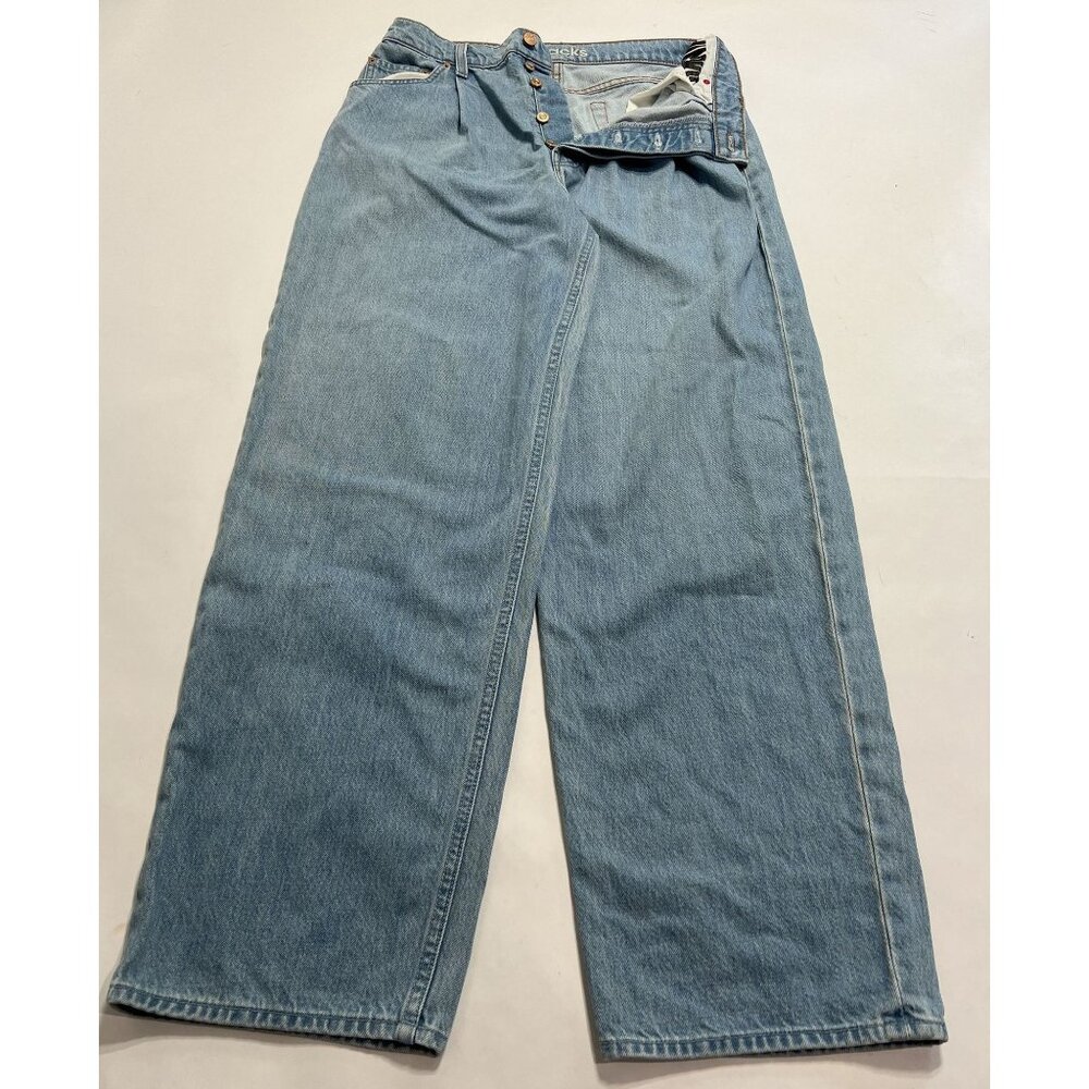Mother Snacks The Pleated Fun Dip Puddle Jeans in Just a Nibble - Picture 4 of 7